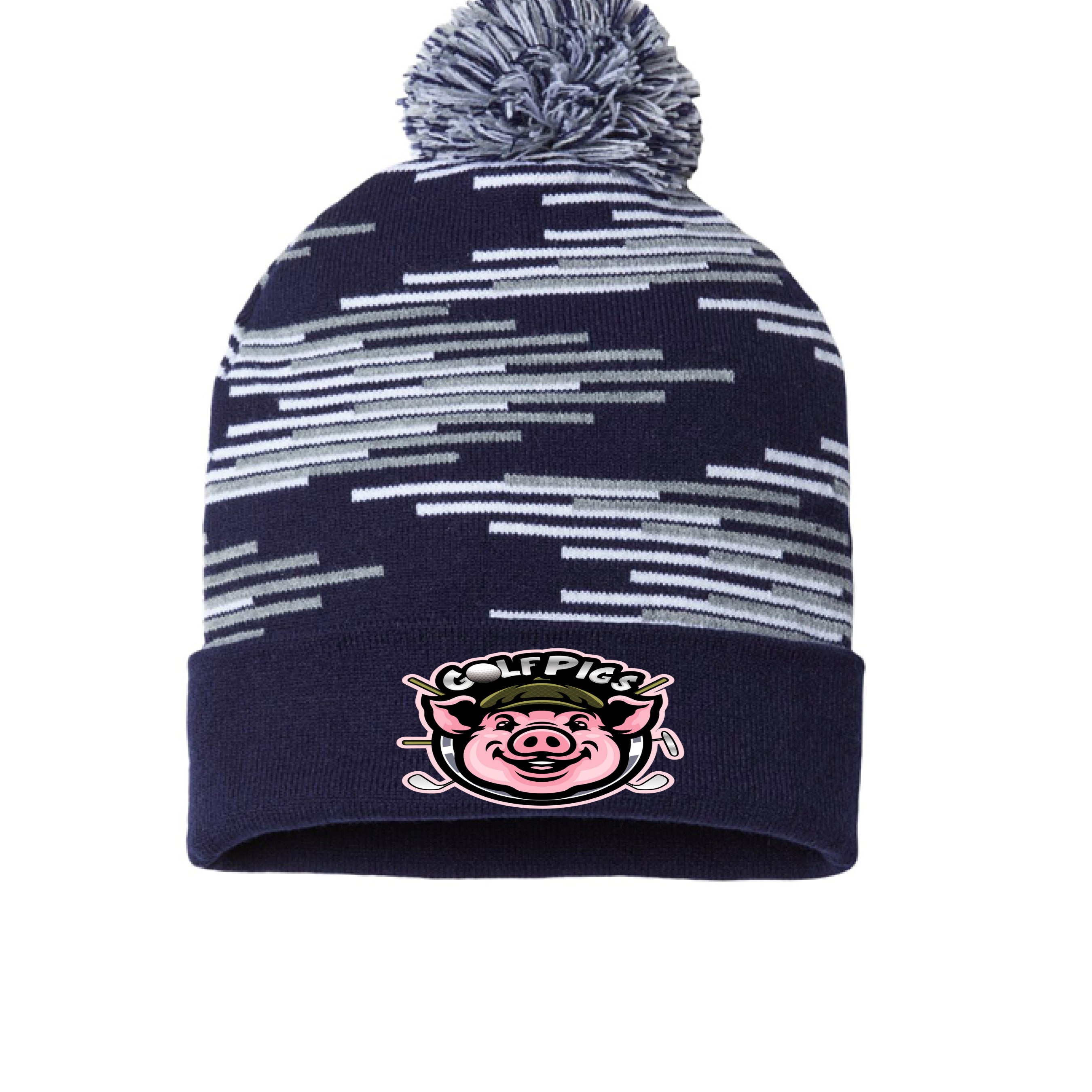 True Navy/ Heather/ White - FRONT