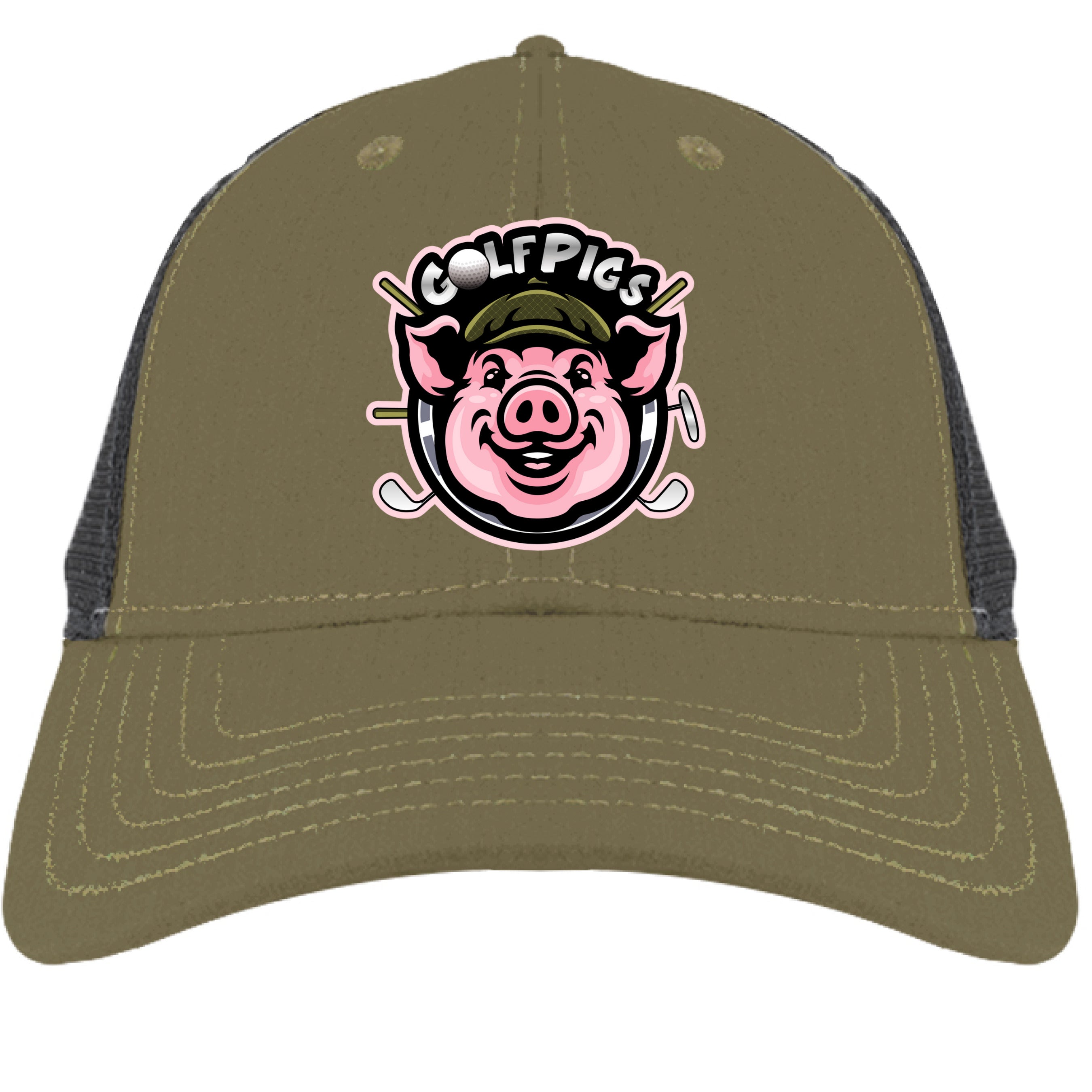 Burnt Olive Green/ Asphalt Grey - FRONT