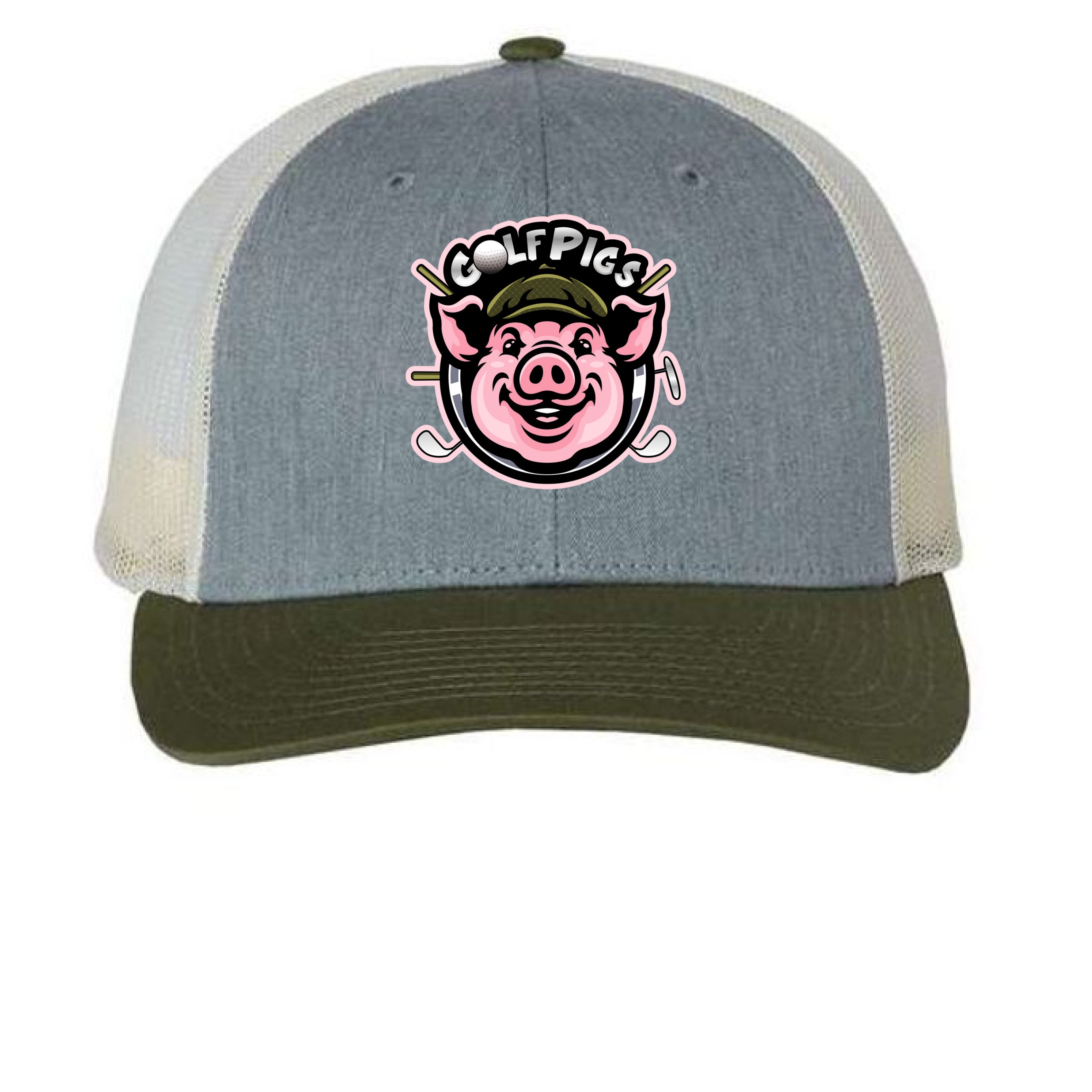 Heather Grey/ Birch/ Army - FRONT