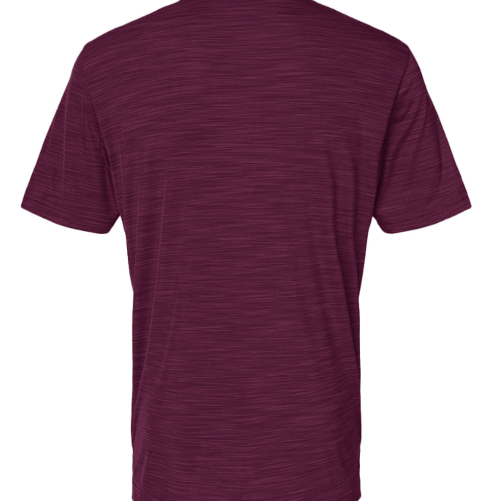 Collegiate Burgundy Melange - BACK