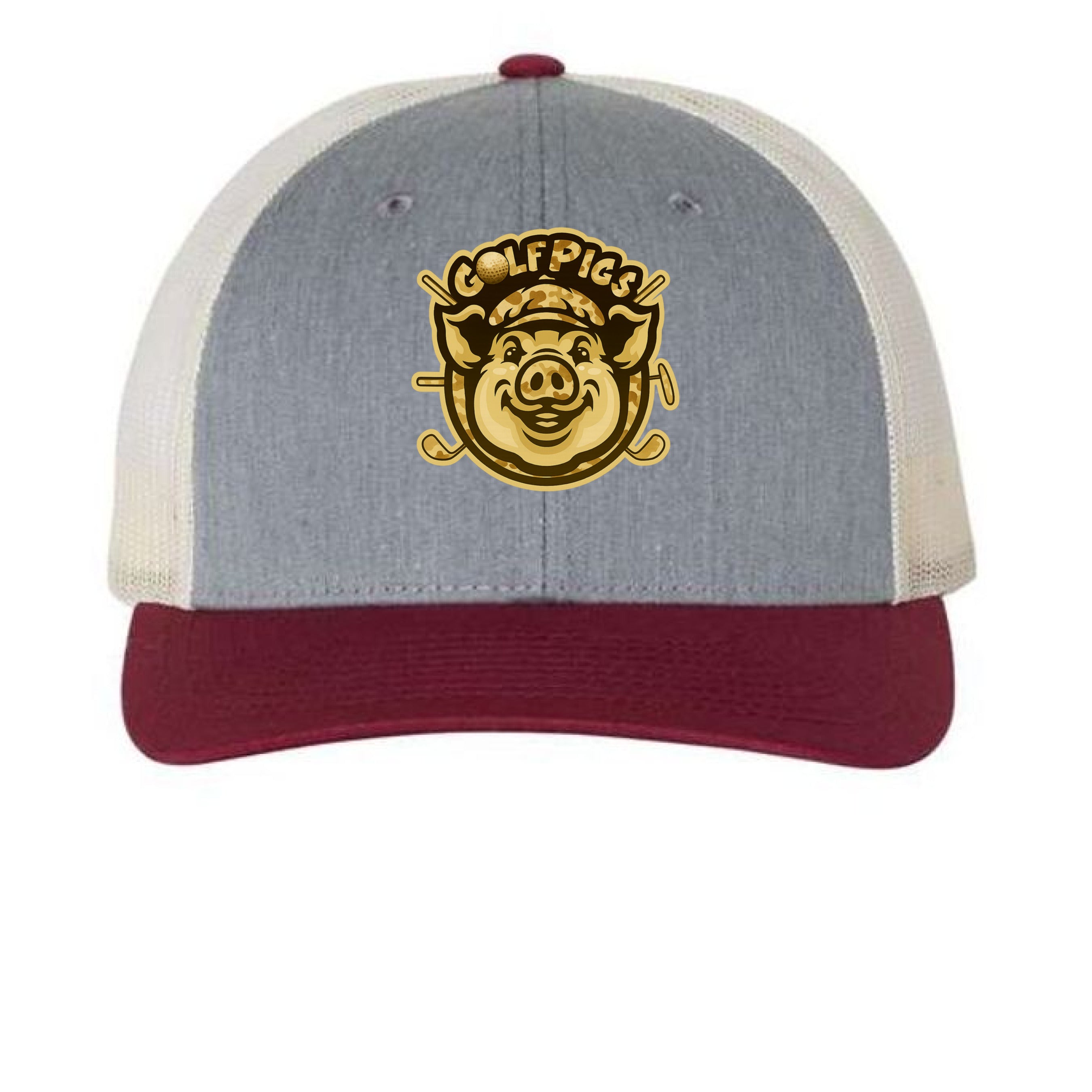 Heather Grey/ Birch/ Cardinal - FRONT