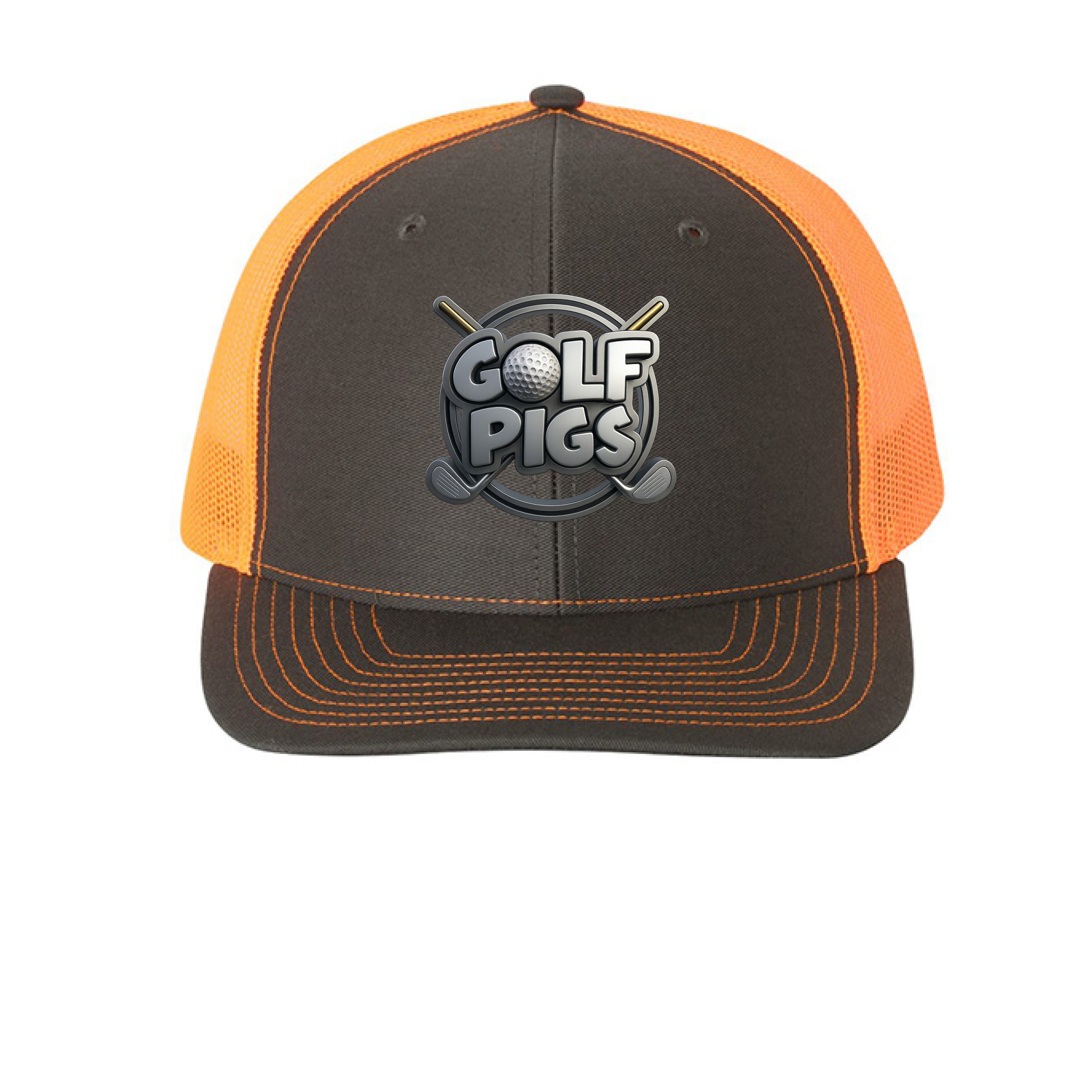 Charcoal/ Neon Orange - FRONT