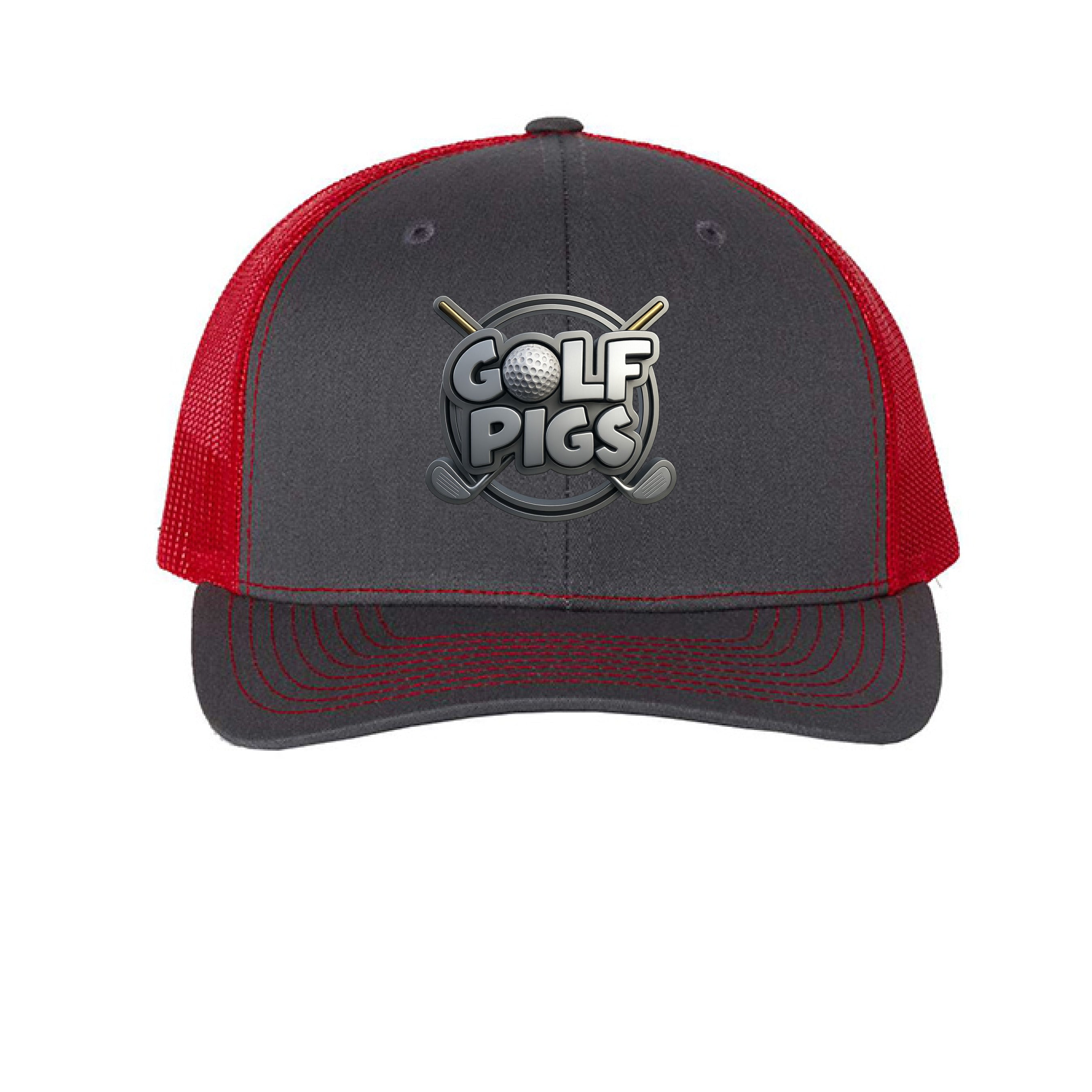 Charcoal/ Red - FRONT