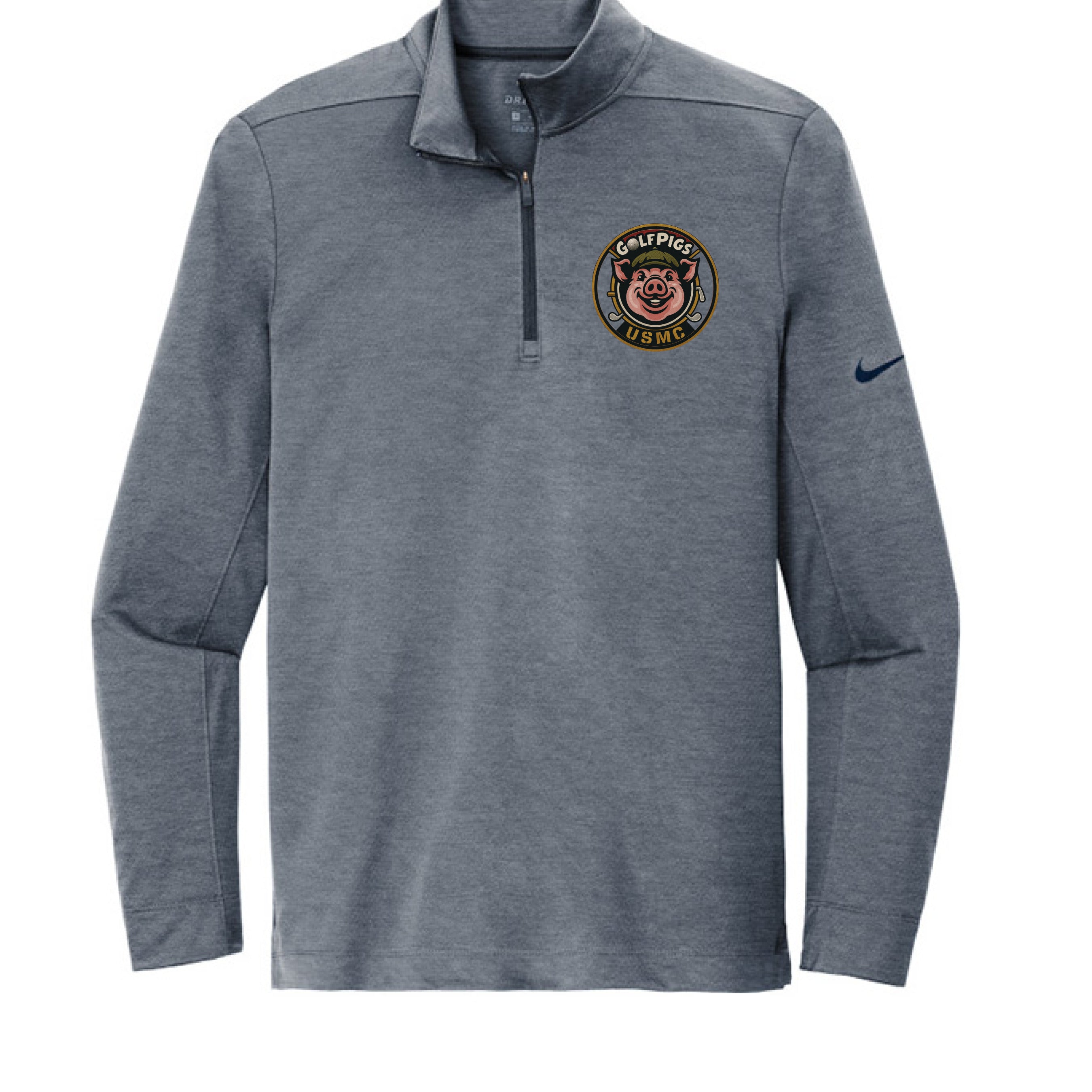 Navy Heather - FRONT